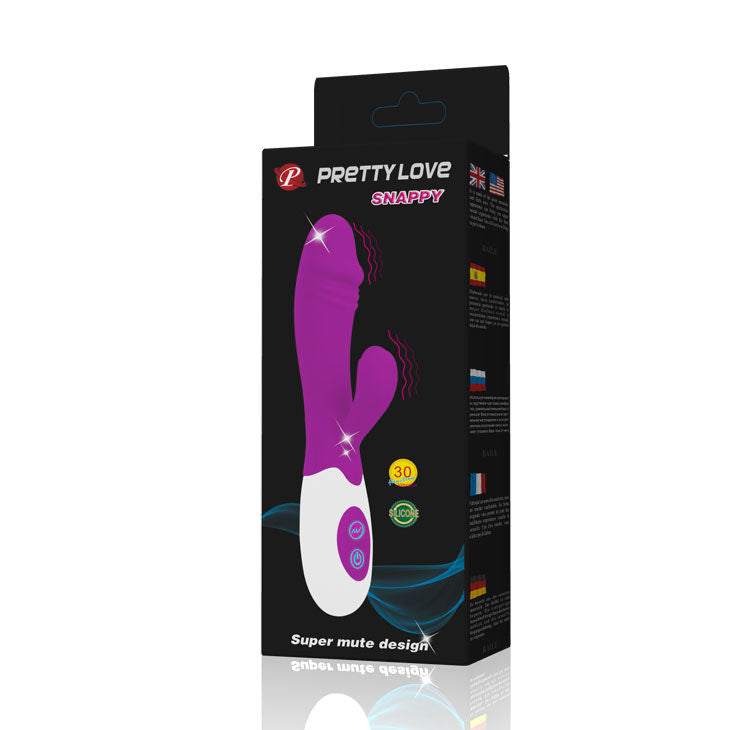 Pretty Love Snappy Vibratore con Stimolatore Clitoride 30 Funzioni Lilla e Bianco – immagine 11