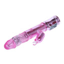 BAILE Throbbing Bunny Vibratore Rabbit Rotante Rosa Ricaricabile – foto 4