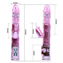BAILE Throbbing Bunny Vibratore Rabbit Rotante Rosa Ricaricabile – foto 7