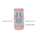 BAILE Fire Bunny Vibratore Rabbit Rotante Riscaldante Ricaricabile – foto 6