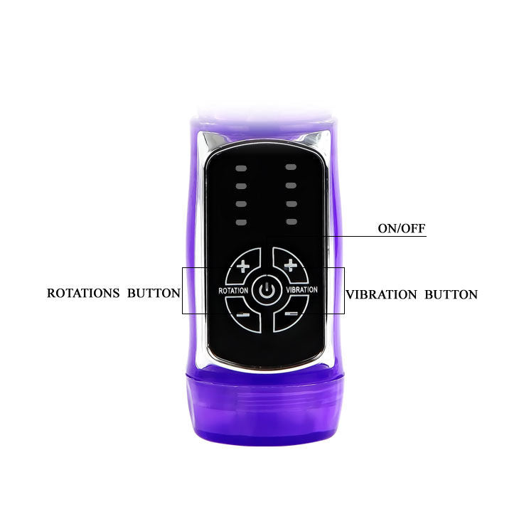 Baile Passion Baron Vibratore Rabbit Rotante con Stimolatore Clitoride – immagine 8