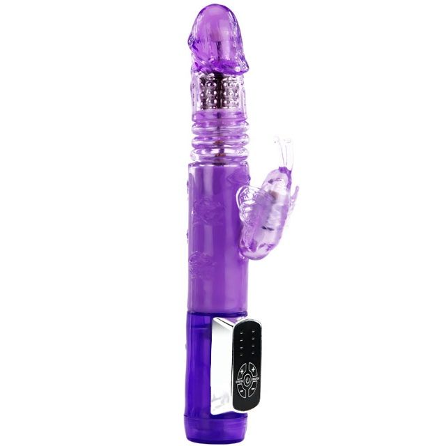 Baile Butterfly Prince Vibratore Rabbit Rotante con Stimolatore Clitoride – immagine 3