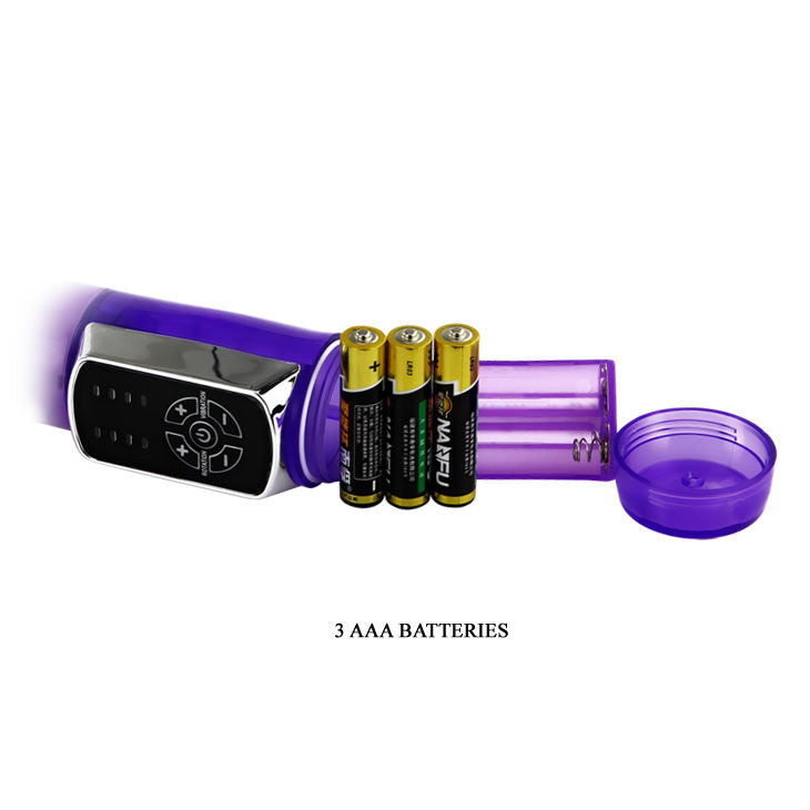 Baile Butterfly Prince Vibratore Rabbit Rotante con Stimolatore Clitoride – immagine 9