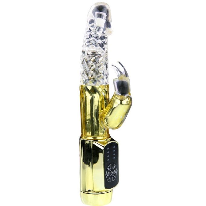 Baile Gold Prince Vibratore Rabbit Rotante con Stimolatore Clitoride – immagine 3
