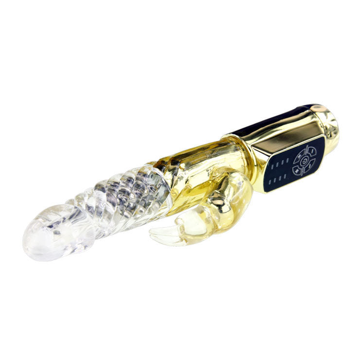 Baile Gold Prince Vibratore Rabbit Rotante con Stimolatore Clitoride – immagine 4