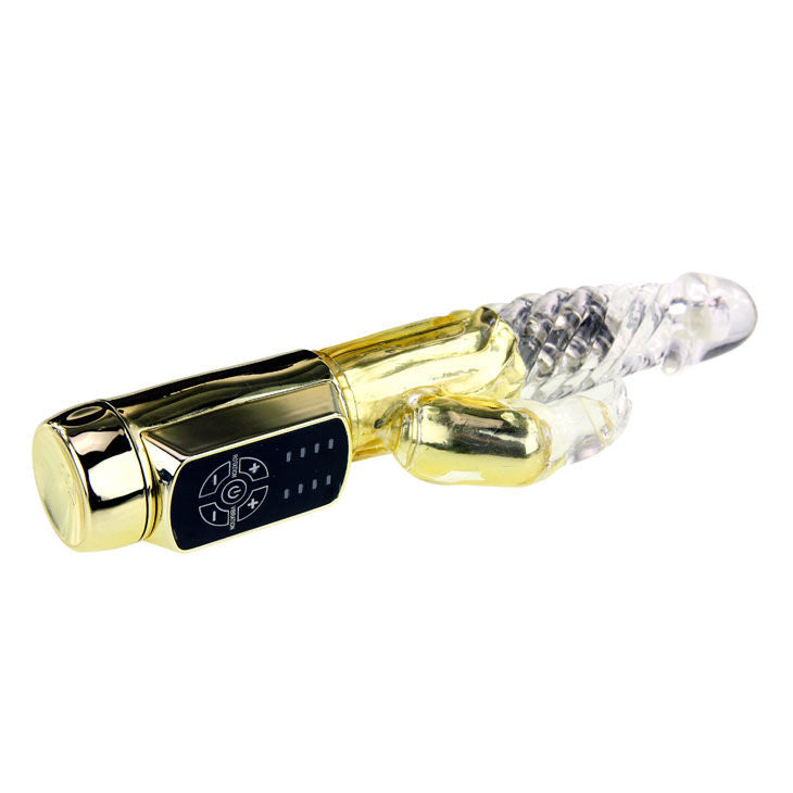 Baile Gold Prince Vibratore Rabbit Rotante con Stimolatore Clitoride – immagine 5