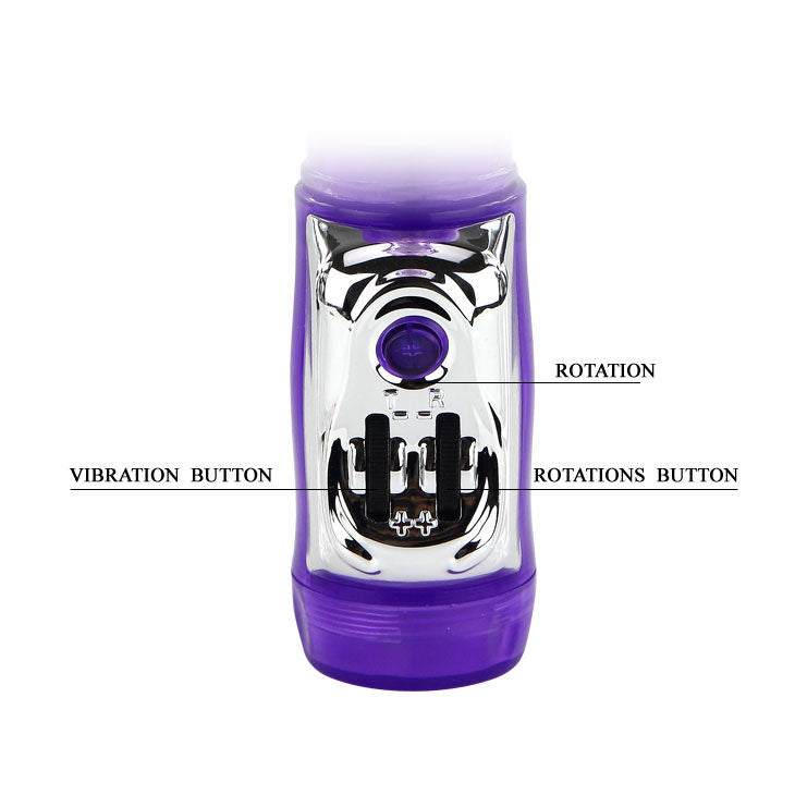 Baile Super Sex Rabbit Vibratore Rabbit Rotante con Stimolatore Clitoride – immagine 8