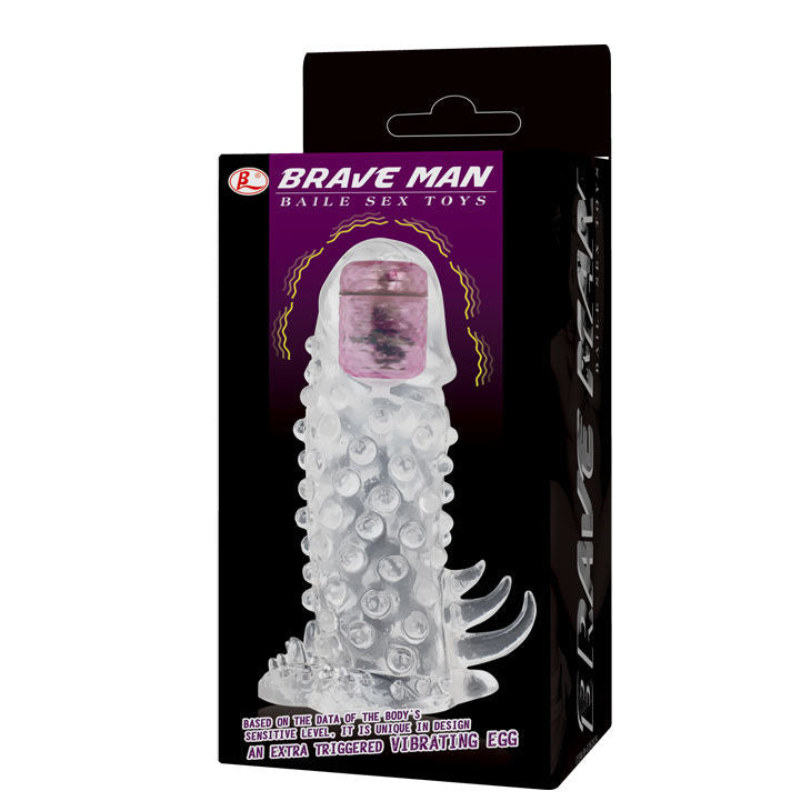 Baile Brave Man III Guaina Estensore con Punta Vibrante a Sensore – immagine 9