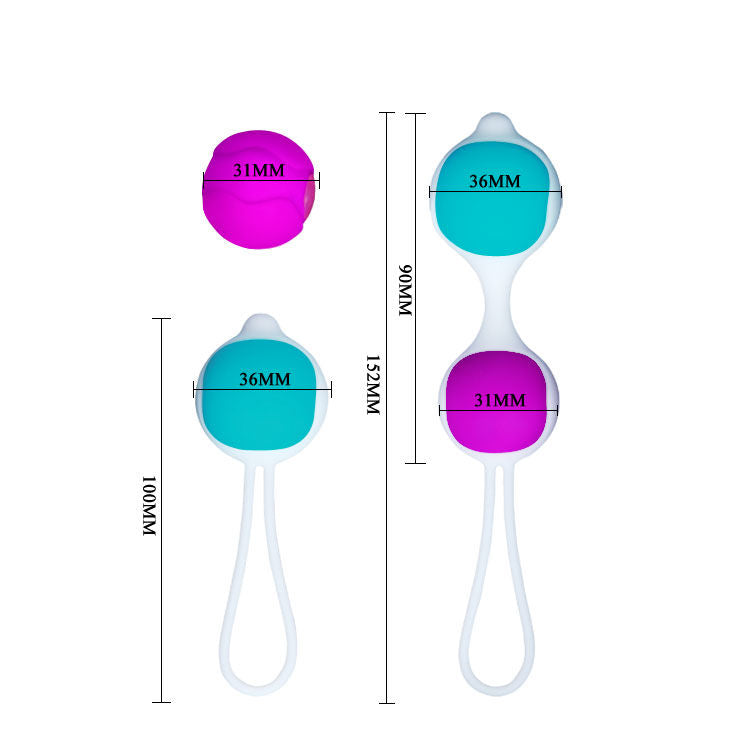 Pretty Love Orgasmic Ball Deluxe Set Palline Kegel con Pesi Intercambiabili – immagine 4