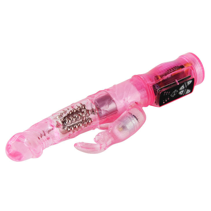 Baile Happy Angel Mini Vibratore Rabbit Rotante Rosa – immagine 3