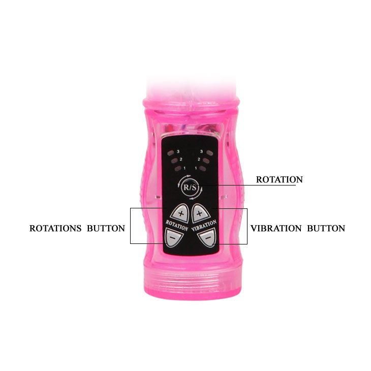 Baile Happy Angel Mini Vibratore Rabbit Rotante Rosa – immagine 5