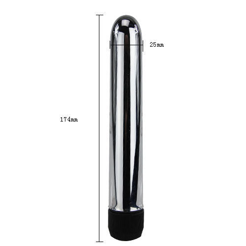 Baile Vibratore Classico in ABS Metallizzato 17,4 cm