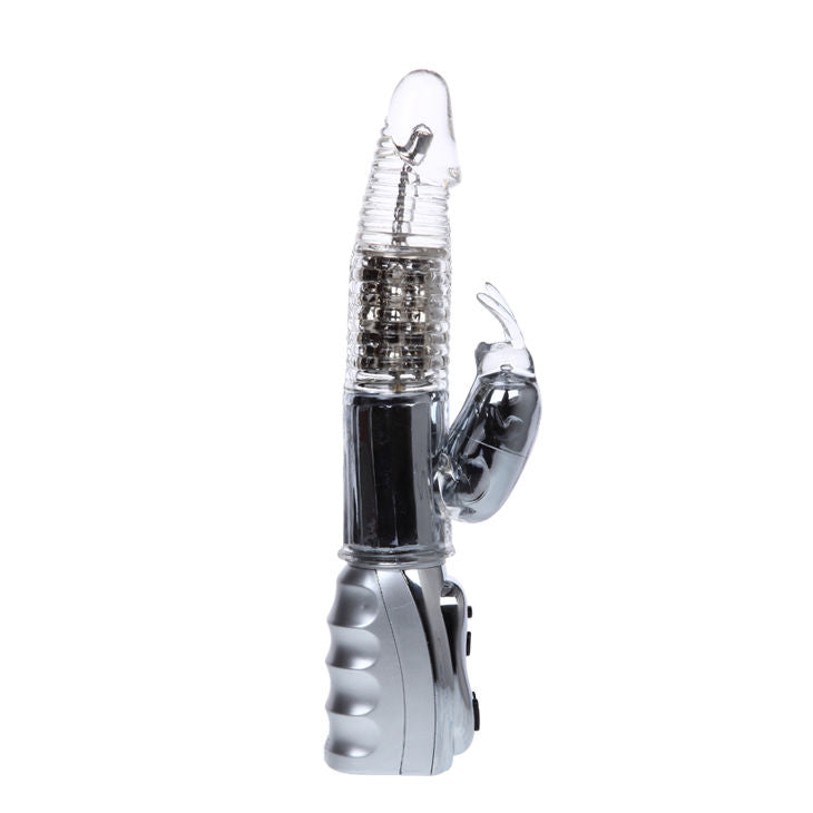 Baile Amour Missile Vibratore Rotante Trasparente 26,5 cm – immagine 2