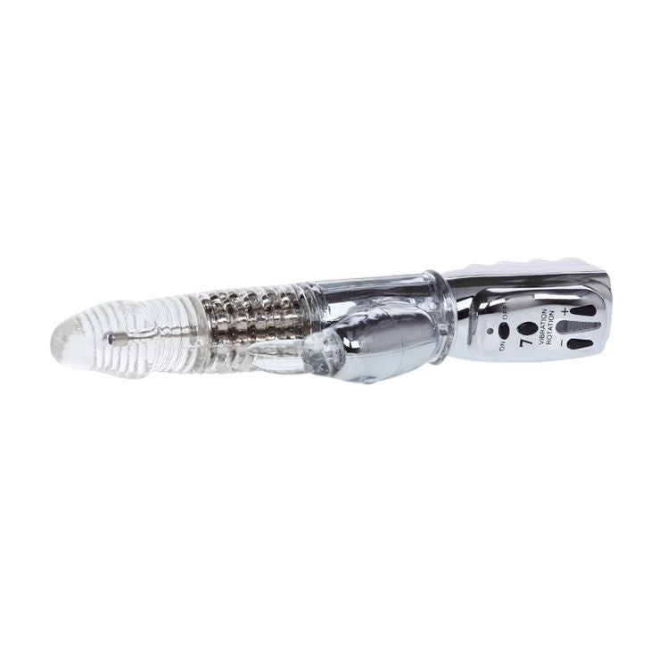 Baile Amour Missile Vibratore Rotante Trasparente 26,5 cm – immagine 3