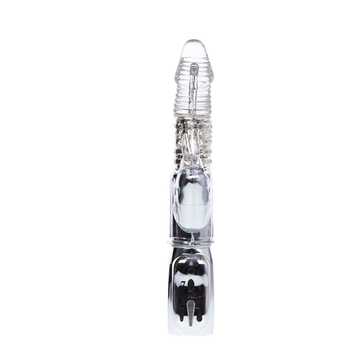 Baile Amour Missile Vibratore Rotante Trasparente 26,5 cm – immagine 4