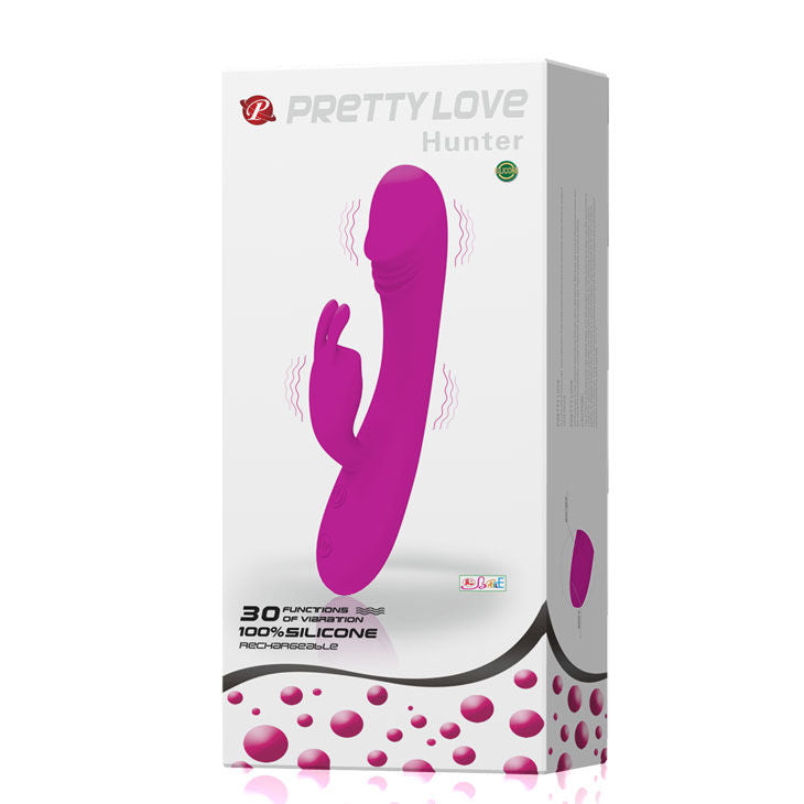 Pretty Love Hunter Vibratore Rabbit Realistico Ricaricabile 30 Funzioni – immagine 9