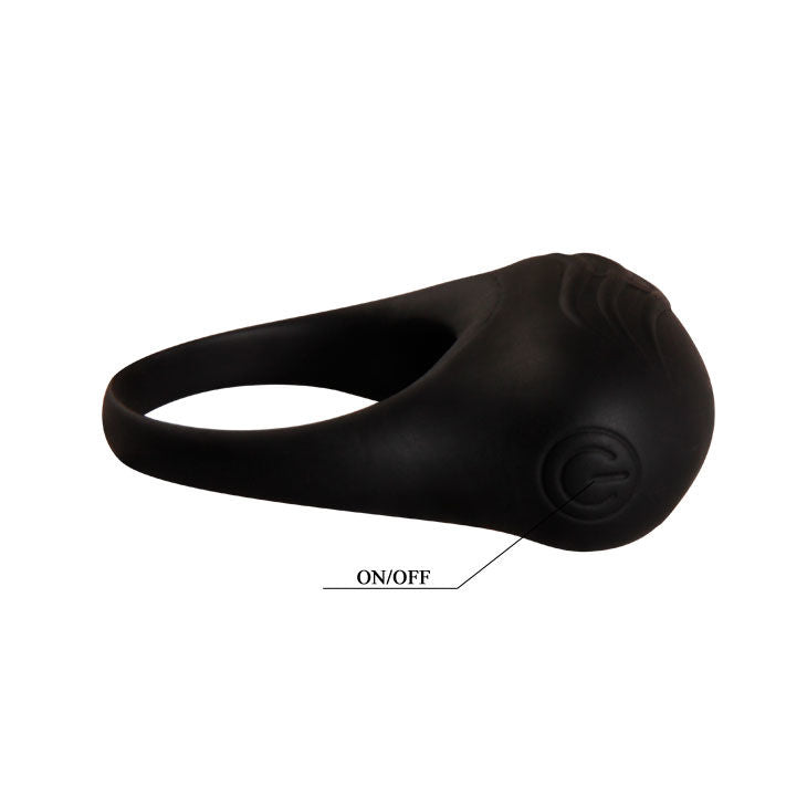 Pretty Love Bertram Anello Vibrante in Silicone Nero – immagine 6