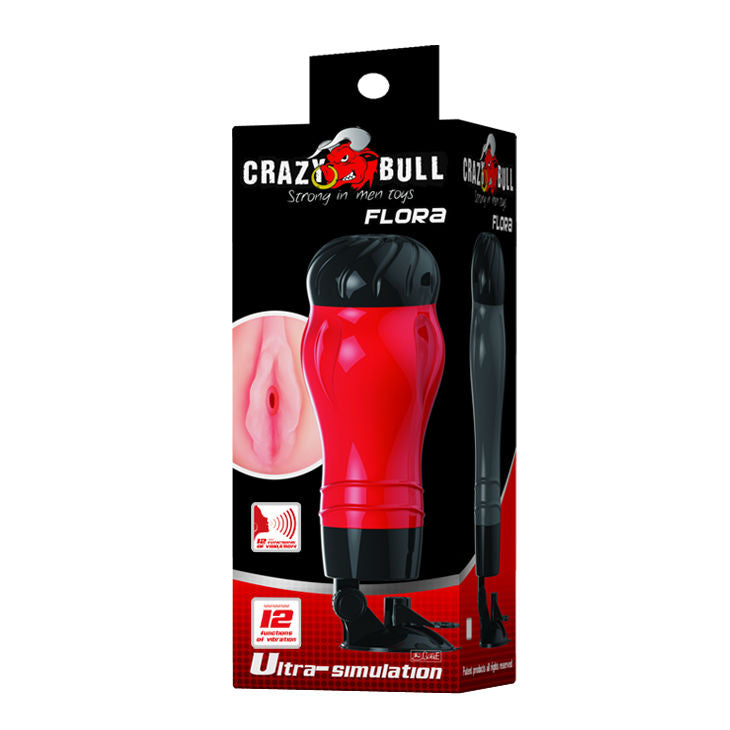 Crazy Bull Flora Masturbatore Vagina Vibrante con Ventosa e Voce – immagine 9