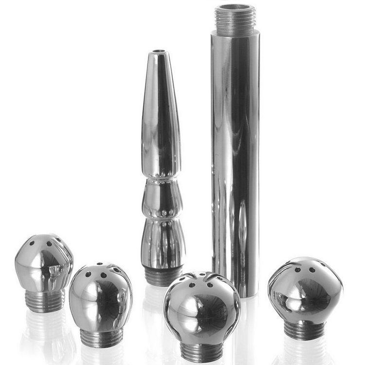 Metal Hard Set Doccia Intima Anale e Vaginale 5 Pezzi – immagine 2