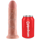 King Cock Imbracatura con Dildo Realistico 20,3 cm Carne – immagine 5