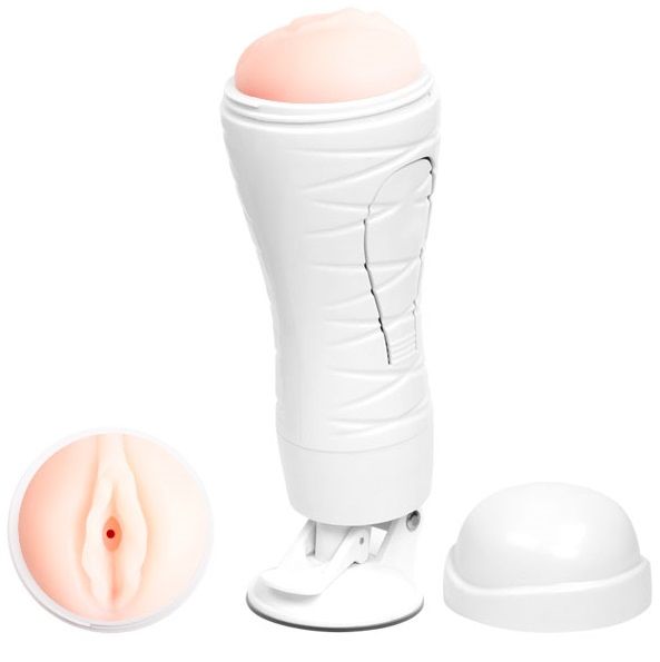 Crazy Bull Flora Masturbatore Vagina Vibrante Ricaricabile con Ventosa – immagine 5