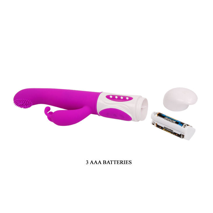 Pretty Love Hugh Vibratore Rabbit Oscillante Lilla – immagine 8