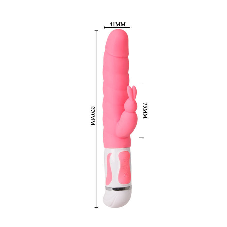 Pretty Love Steven Vibratore Rabbit Rotante Rosa – immagine 3