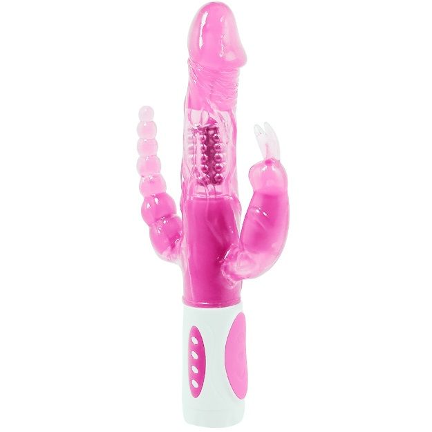 Baile Pretty Bunny Vibratore Rotante a Tripla Stimolazione – immagine 2