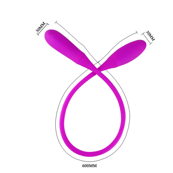 Pretty Love Snaky Vibe Vibratore Doppio con Funzione Solletico – immagine 5