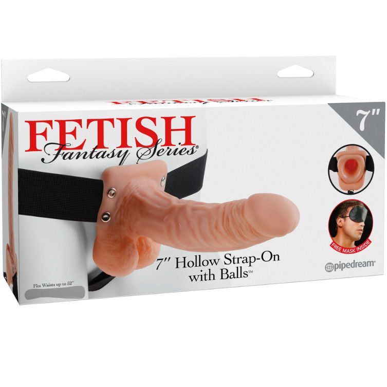 Fetish Fantasy Series 7 Strap-On Cavo con Testicoli 17,8 cm Carne