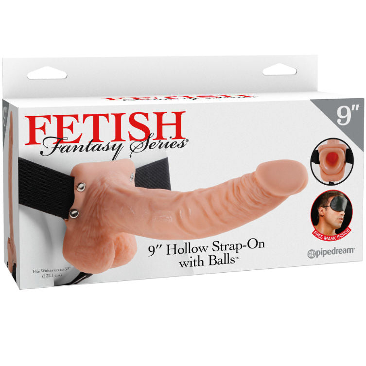 Fetish Fantasy Series 9 Strap-On Cavo con Testicoli 22,9 cm Carne