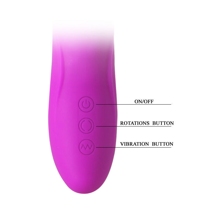 Pretty Love Ward Vibratore Rabbit Rotante Su e Giù Ricaricabile – immagine 6