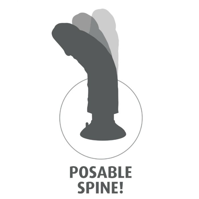 King Cock Dildo Vibrante Realistico con Testicoli 23 cm – immagine 6