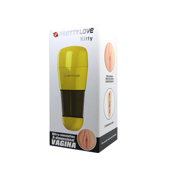 Pretty Love Kitty Masturbatore Vagina Realistico con Custodia – immagine 6