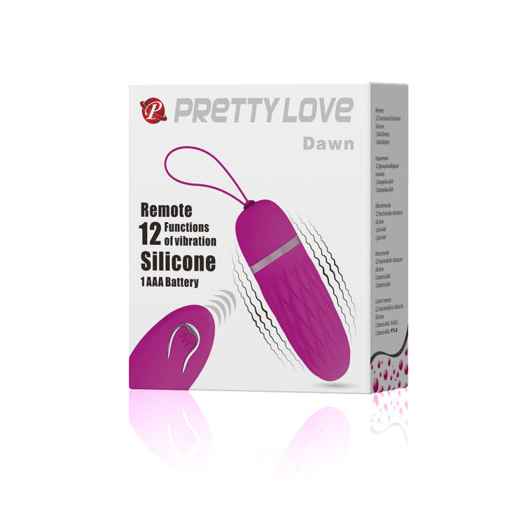 Pretty Love Dawn Ovetto Vibrante con Telecomando 12 Funzioni Lilla – immagine 8