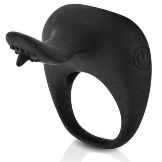 Pretty Love Thimble Anello Vibrante per il Pene Nero – immagine 7