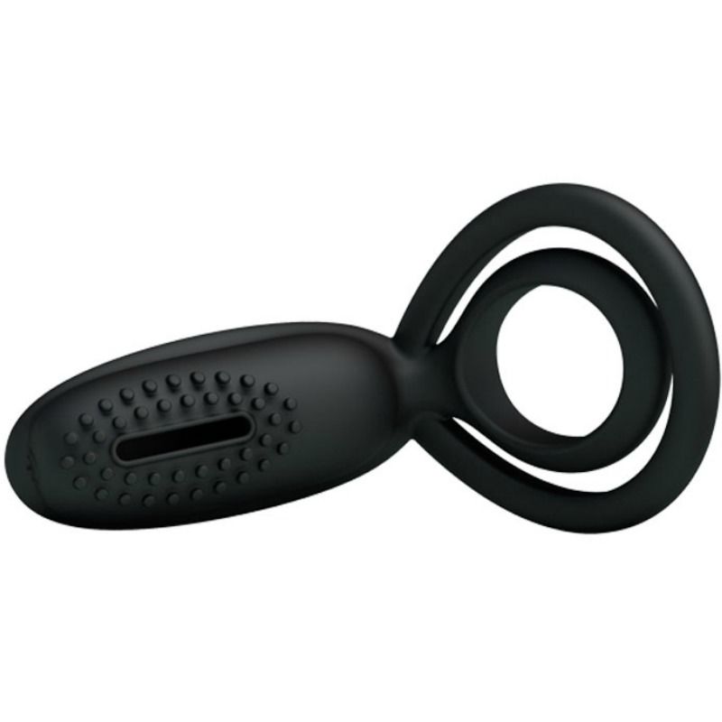 Pretty Love Esther Anello Vibrante con Stimolatore Clitoride Nero – immagine 4