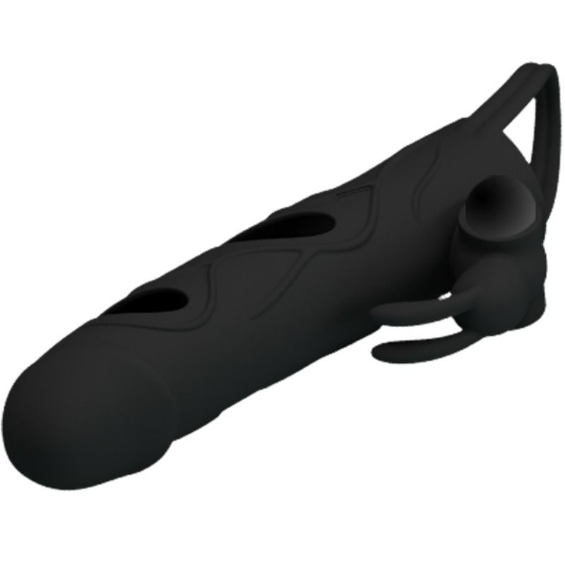 Pretty Love Guaina Vibrante in Silicone con Anello Testicoli 14 cm – immagine 3