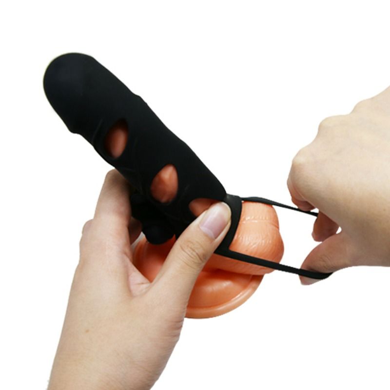 Pretty Love Guaina Vibrante in Silicone con Anello Testicoli 14 cm – immagine 5
