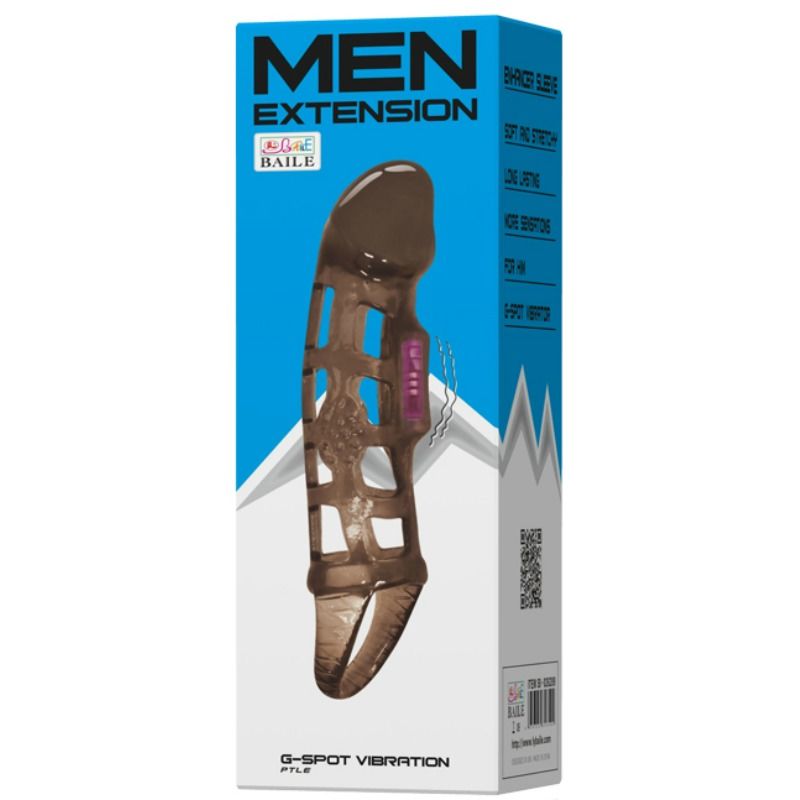 Baile Guaina Estensore Pene Vibrante con Cinturino 13,5 cm – immagine 2
