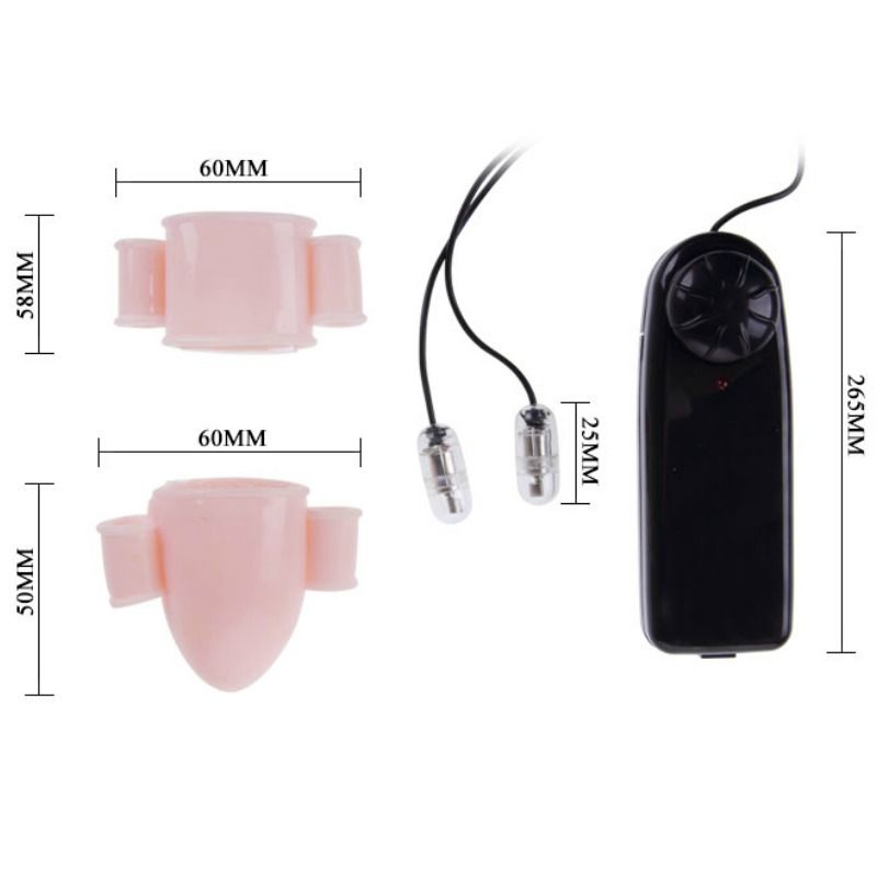 Baile Alfred Guaine Vibranti per Pene con 2 Bullet e Telecomando – immagine 4
