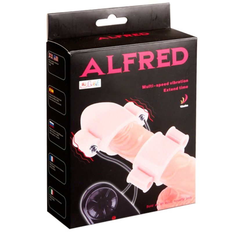 Baile Alfred Guaine Vibranti per Pene con 2 Bullet e Telecomando – immagine 7