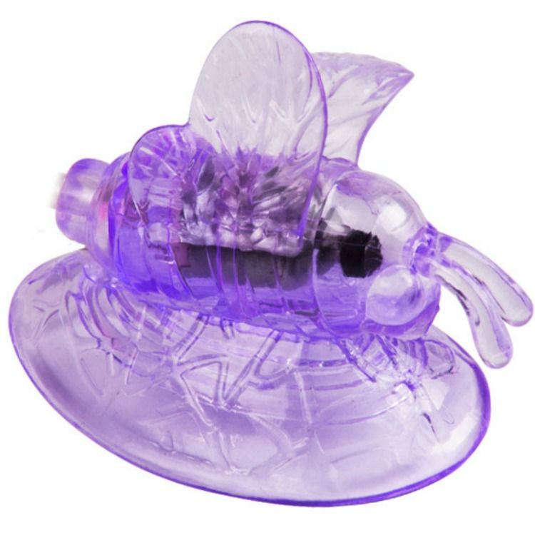 Baile Farfalla Vibrante Stimolatore Clitoride con Pompetta Lilla – immagine 2
