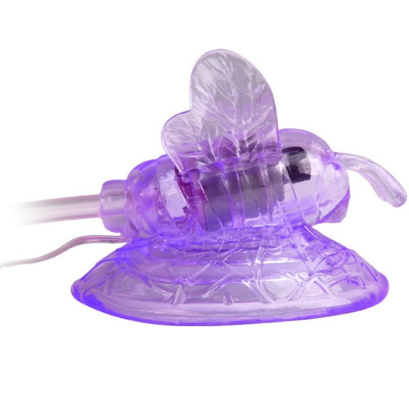 Baile Farfalla Vibrante Stimolatore Clitoride con Pompetta Lilla – immagine 4