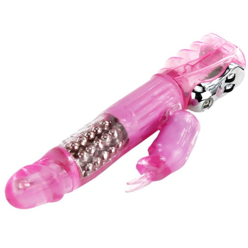 Baile Vibratore Rabbit Rotante Multivelocità in TPR – immagine 2
