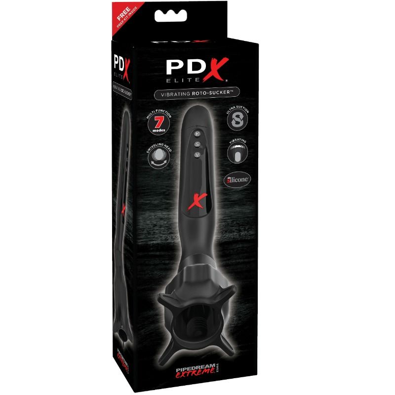 PDX Elite Roto-Sucker Stimolatore Glande con Vibrazione e Aspirazione – immagine 2