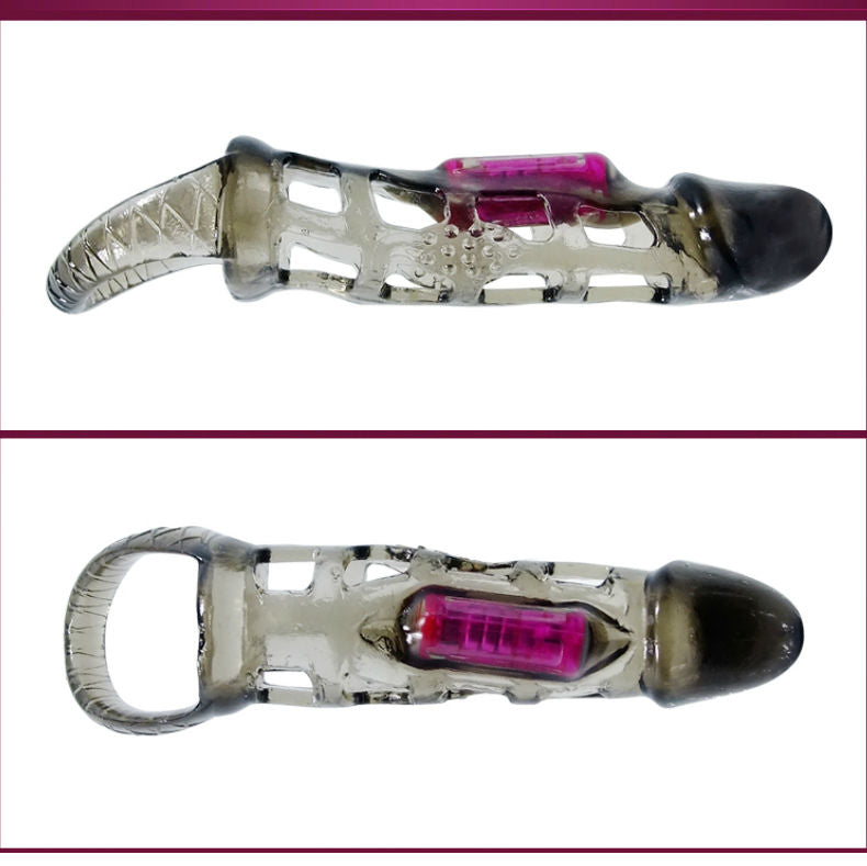 Baile Guaina Estensore Pene Vibrante con Cinturino 13,5 cm – immagine 3