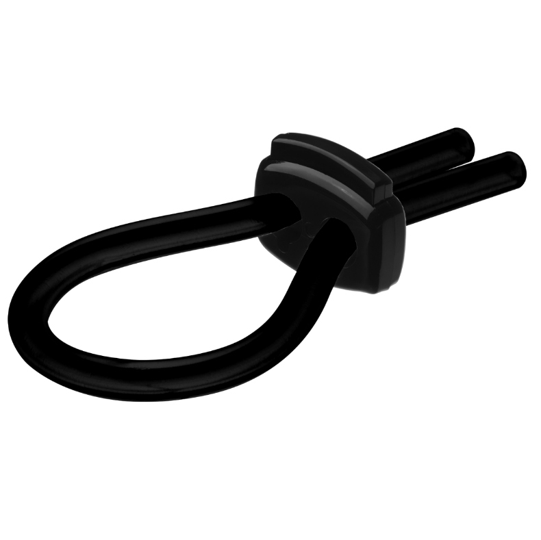 Joydivision Potenzduo Silicone Black Ring Anello Regolabile Nero