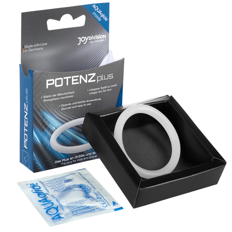 Joydivision Potenzduo Plus White Ring Anello in Silicone Taglia M – immagine 2
