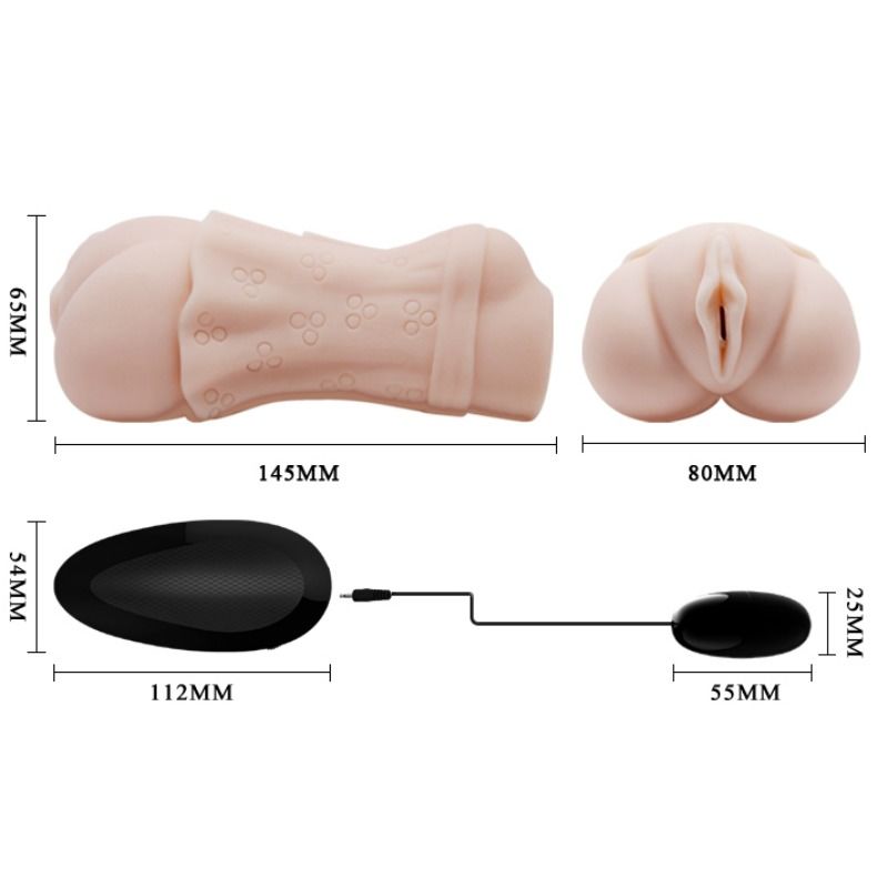 Crazy Bull Masturbatore Vagina Water Skin con Bullet Vibrante – immagine 6